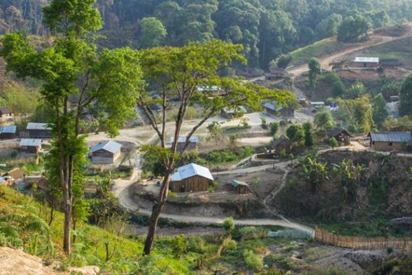 Akha (Akhu) Village is located at Hokyin Mountain