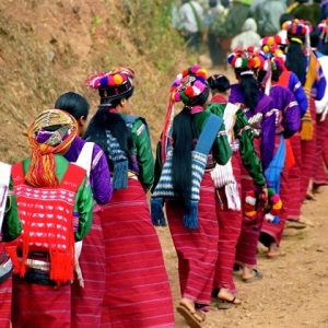 Palaung women in a traditional wedding, Kengtung