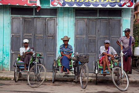 Trishaw - Myanmar Unique Vehicle