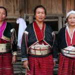 Ethnic women in Danu Tribal Village