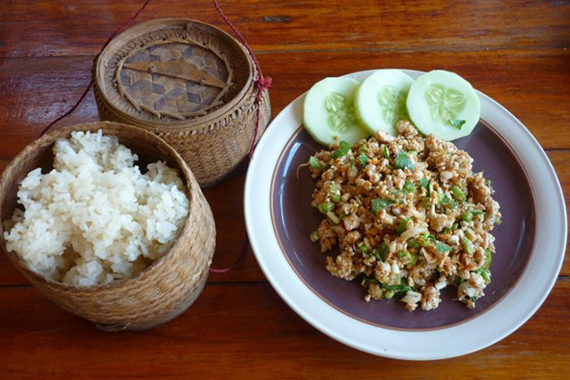 Laos sticky rice