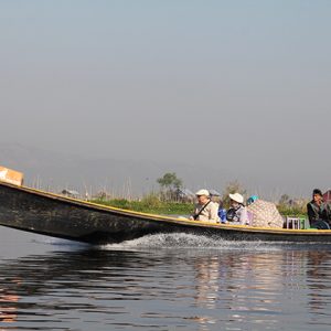 Boat trip in Inle Lake