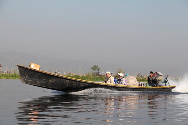 Boat trip in Inle Lake