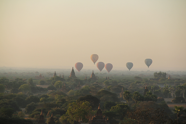 Balloon Over Bagan