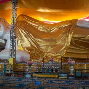 shwethalyaung buddha image - myanmar tour 6 days