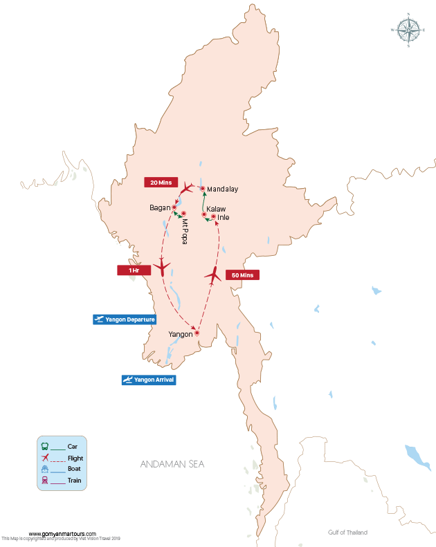 Myanmar In Depth - 7 days