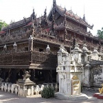 See the intricated wooden Shwenandaw Monastery in Myanmar itinerary 7 days