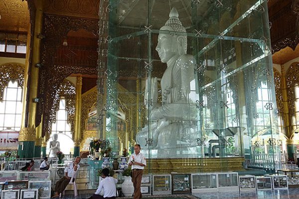 Loka Chantha Abhaya Laba Marble Buddha Image in Myanmar itinerary 8 days