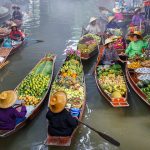 Damnoen Saduak floating market a highlight of Bangkok - myanmar thailand tour package