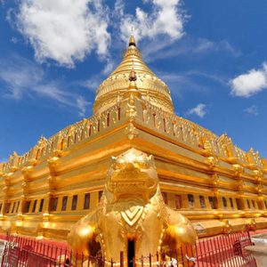 Shwezigon Pagoda in Bagan