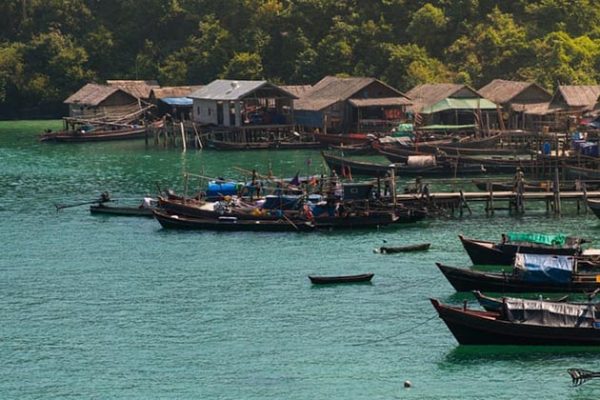 fishing village in Myeik Archipelago