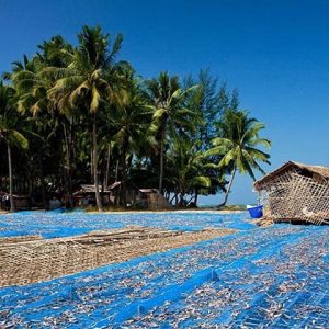 fishing village in Ngapali Beach