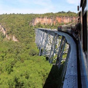 Gokteik Viaduct Train
