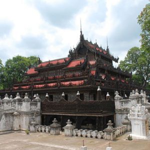 Golden Palace Monastery in Mandalay