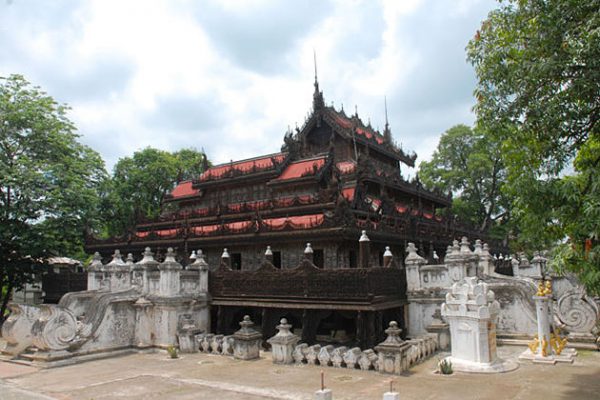 Golden Palace Monastery in Mandalay