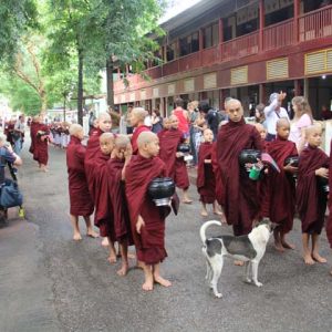 Monks at Mahagandayon Monastery