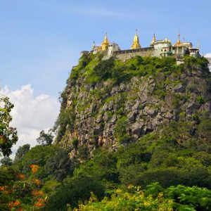 Mt Popa In Bagan