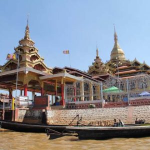 Phaung Daw Oo Pagoda in Inle Lake