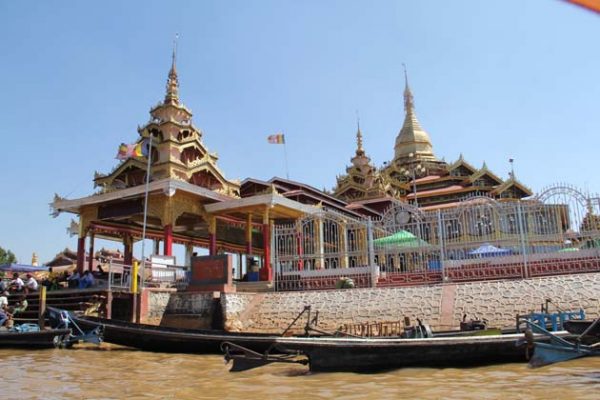 Phaung Daw Oo Pagoda in Inle Lake