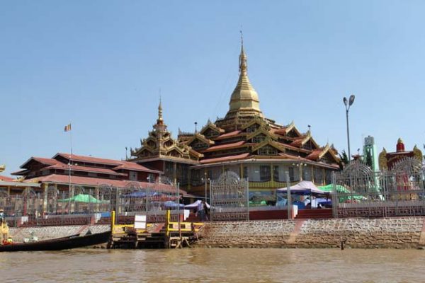 Phaung Daw Oo Pagoda the holiest religious site in southern Shan State