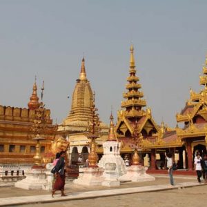 Shwezigon Pagoda in Bagan