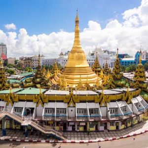 Sule Pagoda in the heart of Yangon