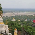 The beautiful Sagaing Hill overlooking Irrawaddy River