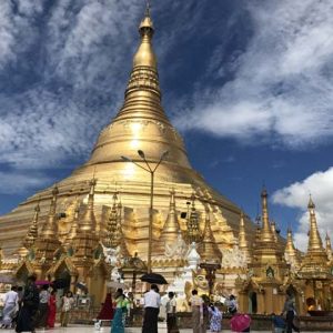 The legend Shwedagon Pagoda in Yangon