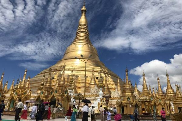 The legend Shwedagon Pagoda in Yangon