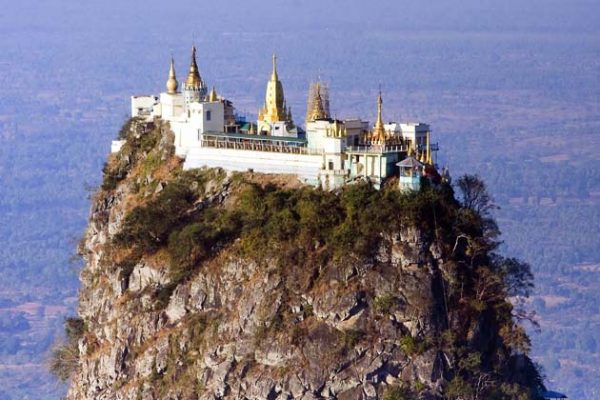 The spectacular Mount Popa