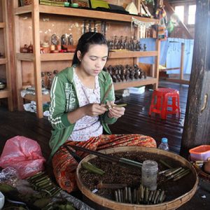 cheroot factory in Nampan village