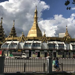 the Sule Pagoda in Yangon