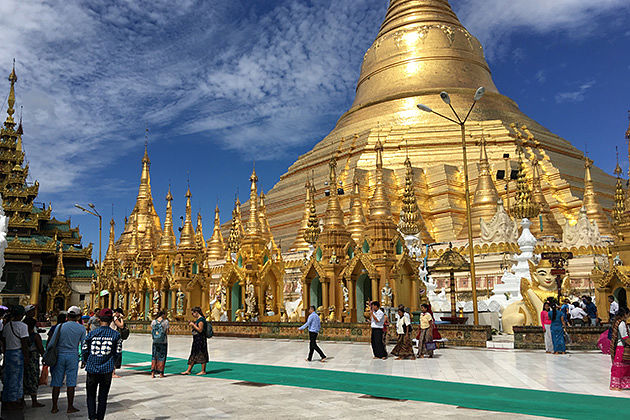 Shwedagon Pagoda-one of the greatest Buddhist pagoda in the world