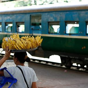 circular train is an exciting experience in Yangon tour 4 days