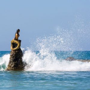 the beautiful mermaid in ngapali beach