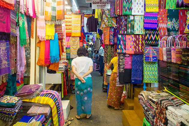 Bogyoke Aung San Market- Myanmar tour 8 days