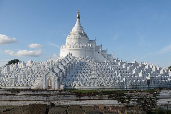 Hsinbyume Temple in Mandalay is one of the most popular tourist attractions to visit in Myanmar tour 17 days