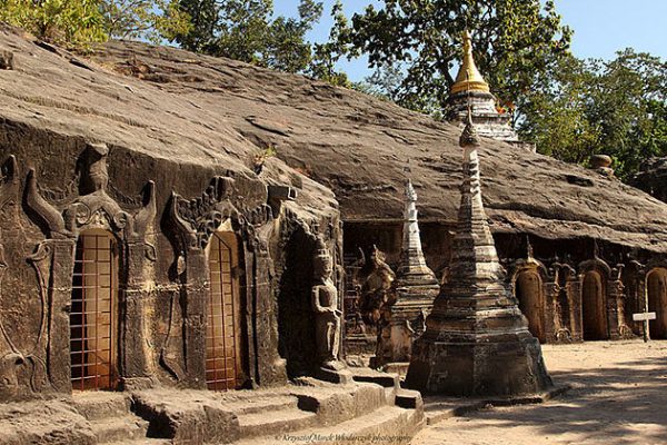 Po Win Daung Cave in Monywa is a fantastic spot to visit in Myanmar tour 17 days