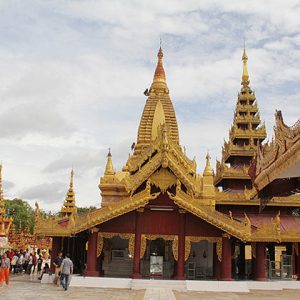 Shwezigon - one of the most important pilgrim sites dating back to the 11th century