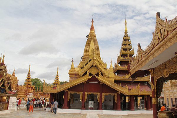 Shwezigon - one of the most important pilgrim sites dating back to the 11th century