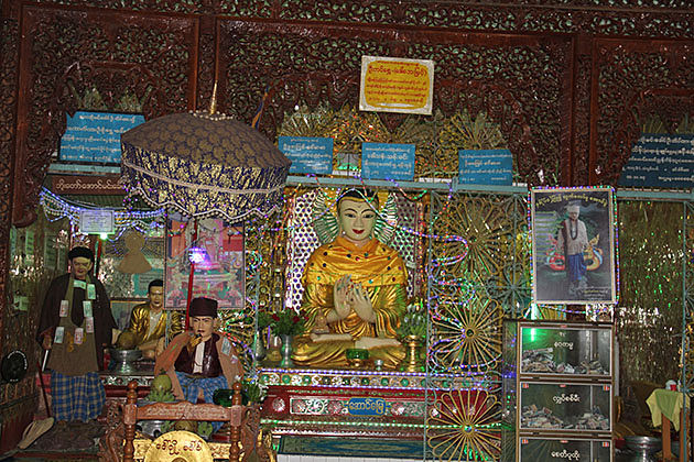 The monastery on the top of Mt Popa