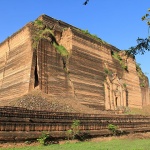 The ruin of the unfinished Mingun Pagoda