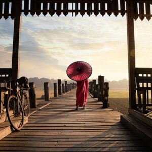 U Bein Bridge, the longest teak bridge in the world