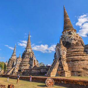 Wat Phra Si Sanphet-one of the most beautiful pictures of Ayuttaya
