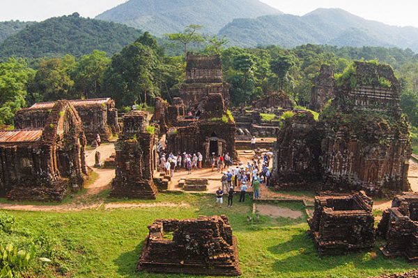 majestic ancient ruins at My Son Sanctuary