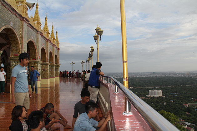 pagoda on the Mandalay Hill