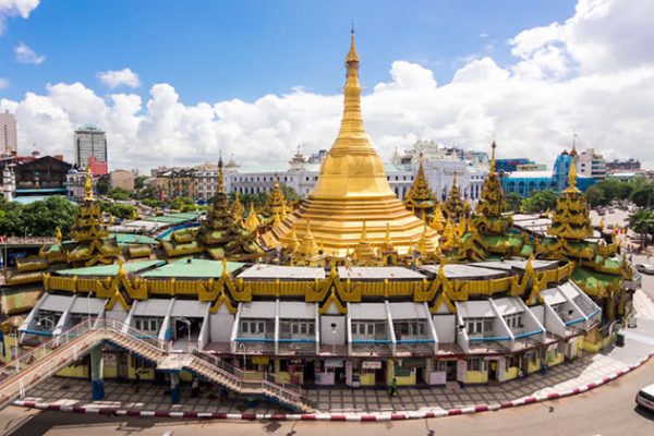 sule pagoda yangon myanmar
