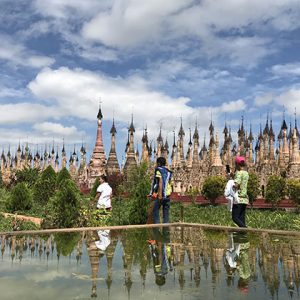 the beautiful Kakku pagoda