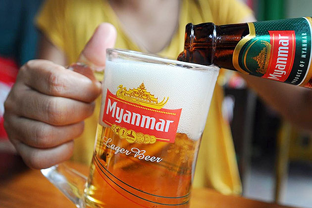 beer in myanmar - myanmar beer