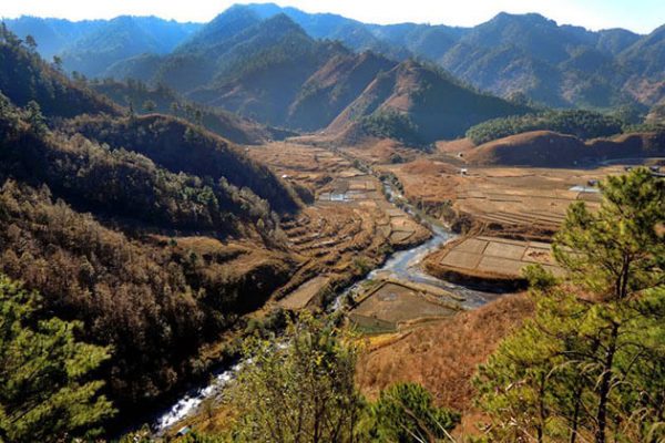 chin hills scenery